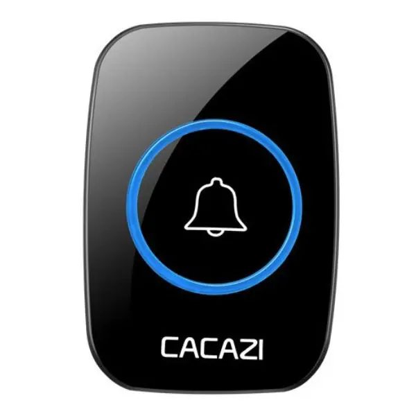 Samostatné tlačítko bezdrátového zvoku CACAZI A10, černé