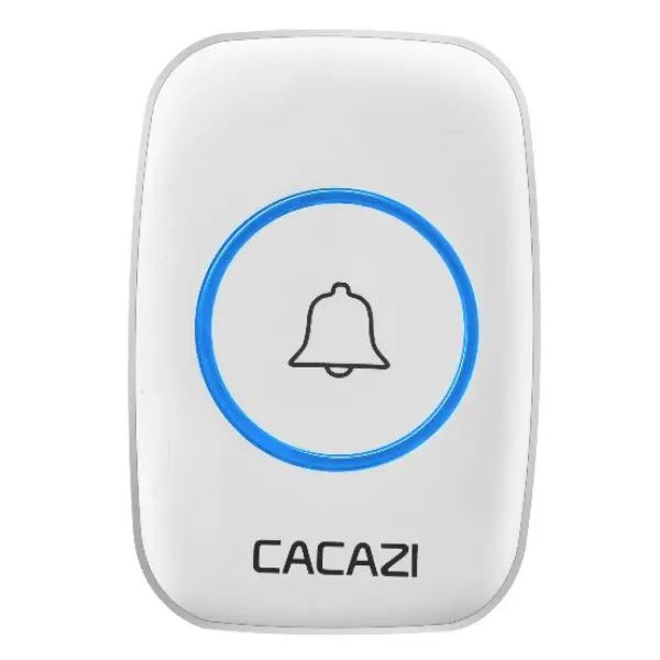 Samostatné tlačítko bezdrátového zvoku CACAZI A10, bílé