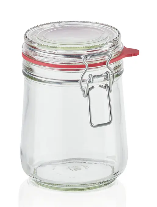 Leifheit Zavařovací sklenice s klipem a těsnící gumou 800 ml 03284