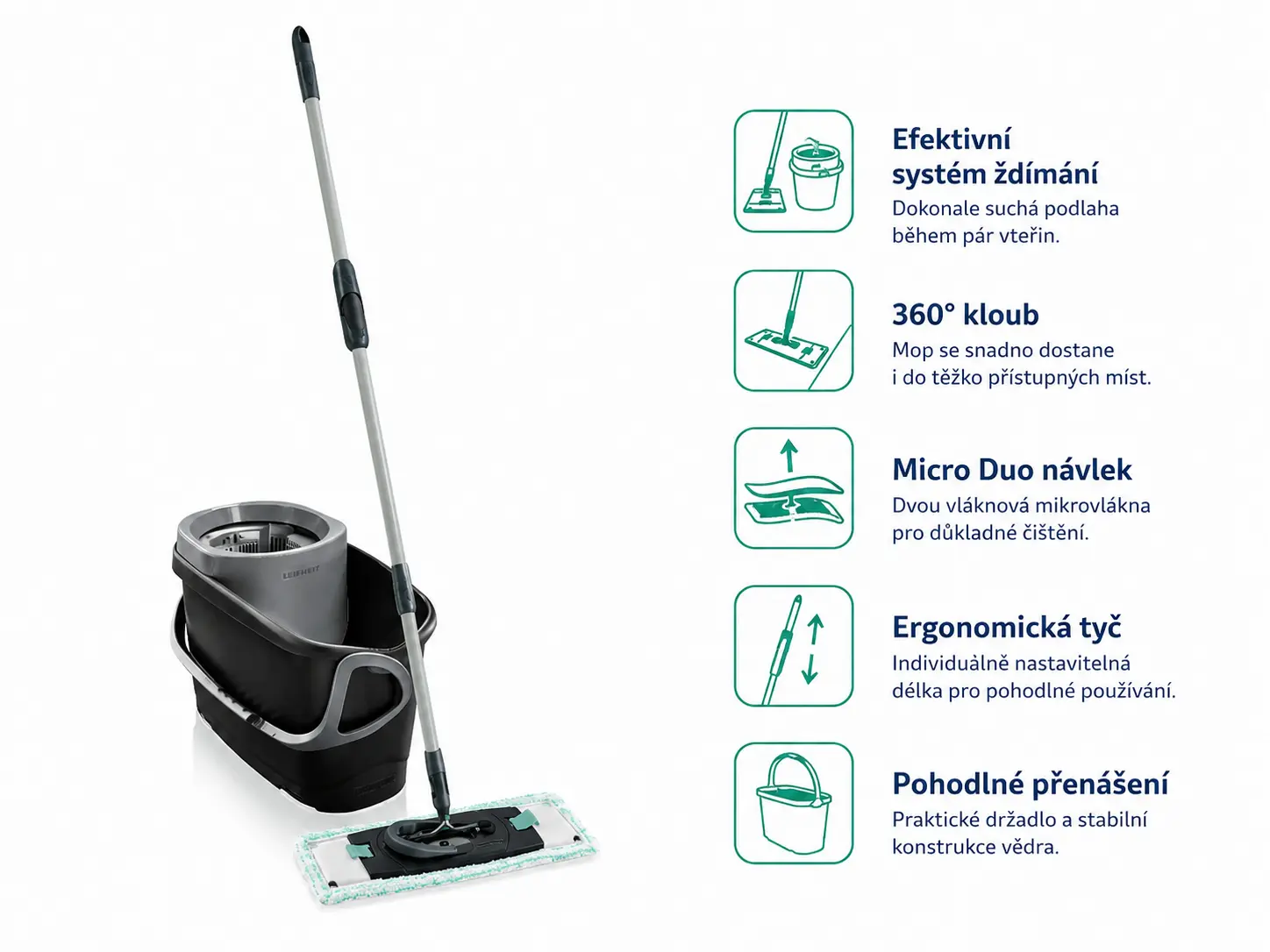 Set CLEAN TWIST M Ergo BLACK 52148