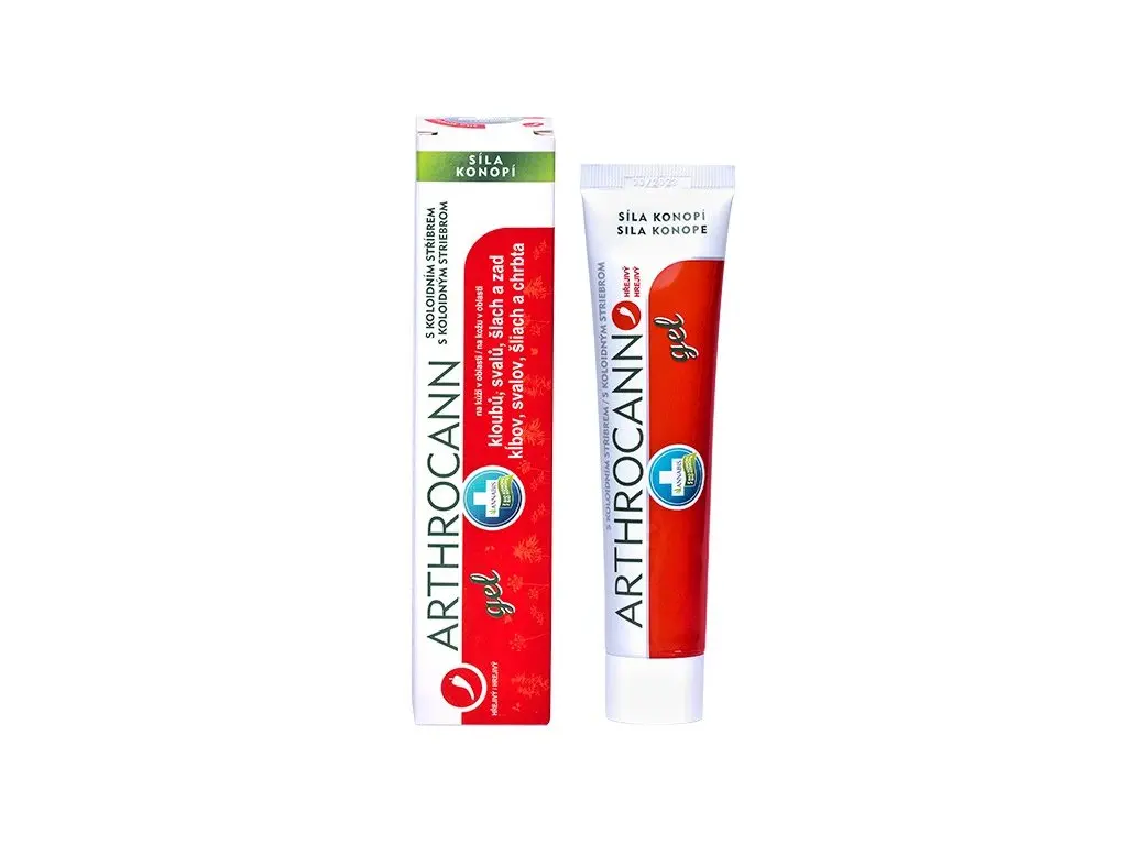 Arthrocann CBD gel+Arthrocann hřejivý CBD gel 2x75ml