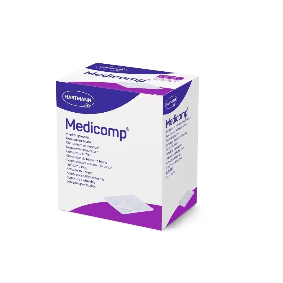 KOMPRESY MEDICOMP STERILNÍ 5X5CM,NETKANÝ TEXTIL,25X2KS