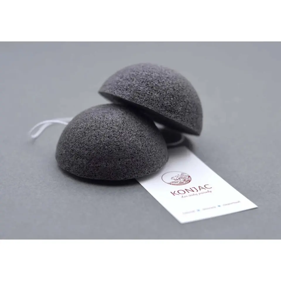 Konjac - Černá houbička obličejová