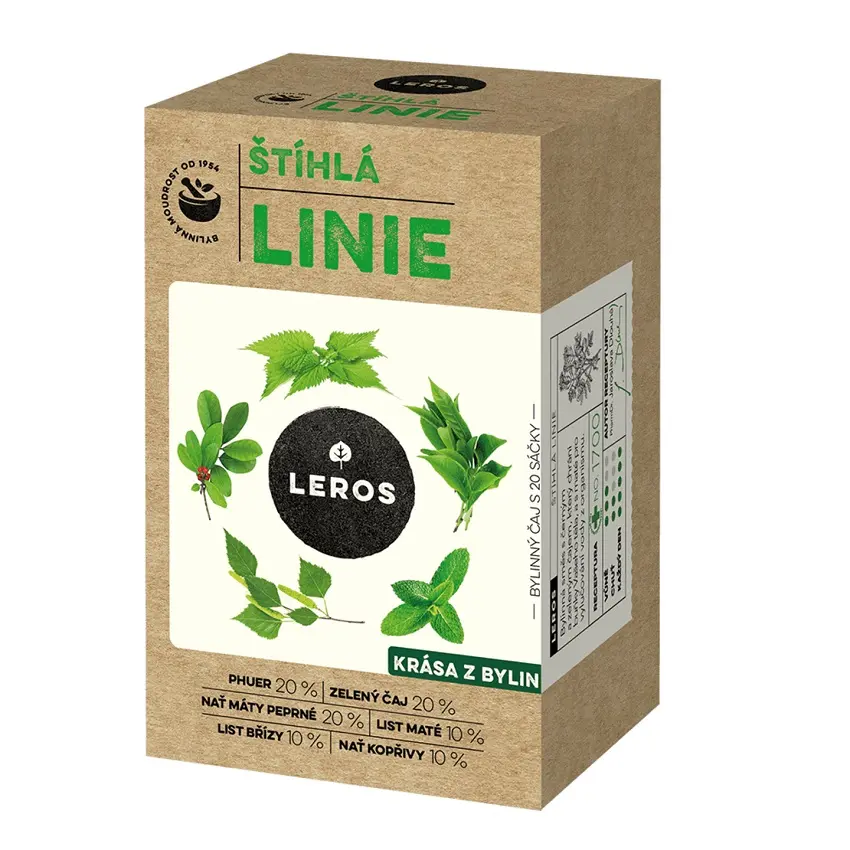 Leros Dobré bytí - bylinný čaj - Štíhlá linie