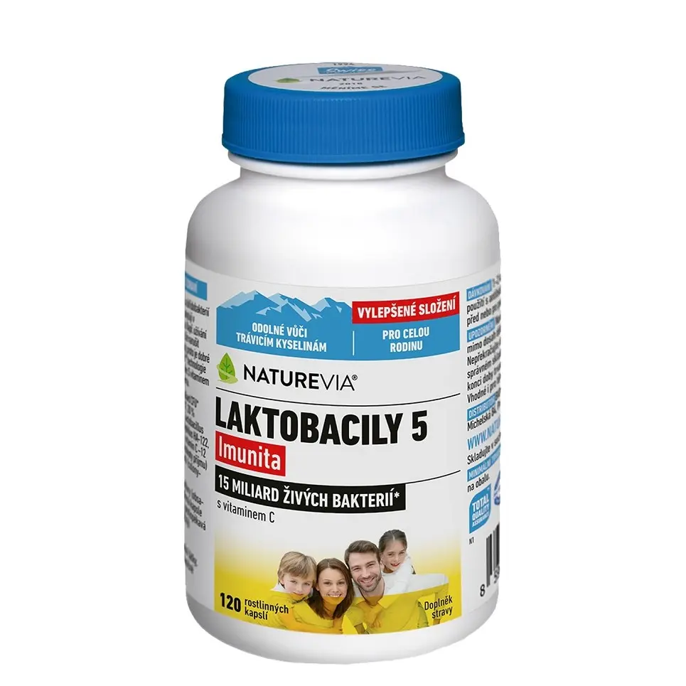 Naturevia Laktobacily 5 Imunita 120 kapslí