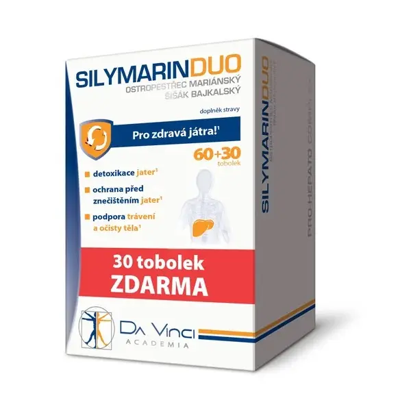 SILYMARIN DUO DaVinci tob.60+30 tob ZDARMA