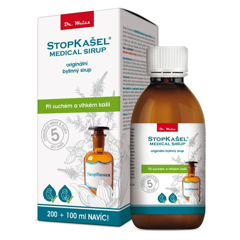 Dr. Weiss STOPKAŠEL Medical sirup 300 ml