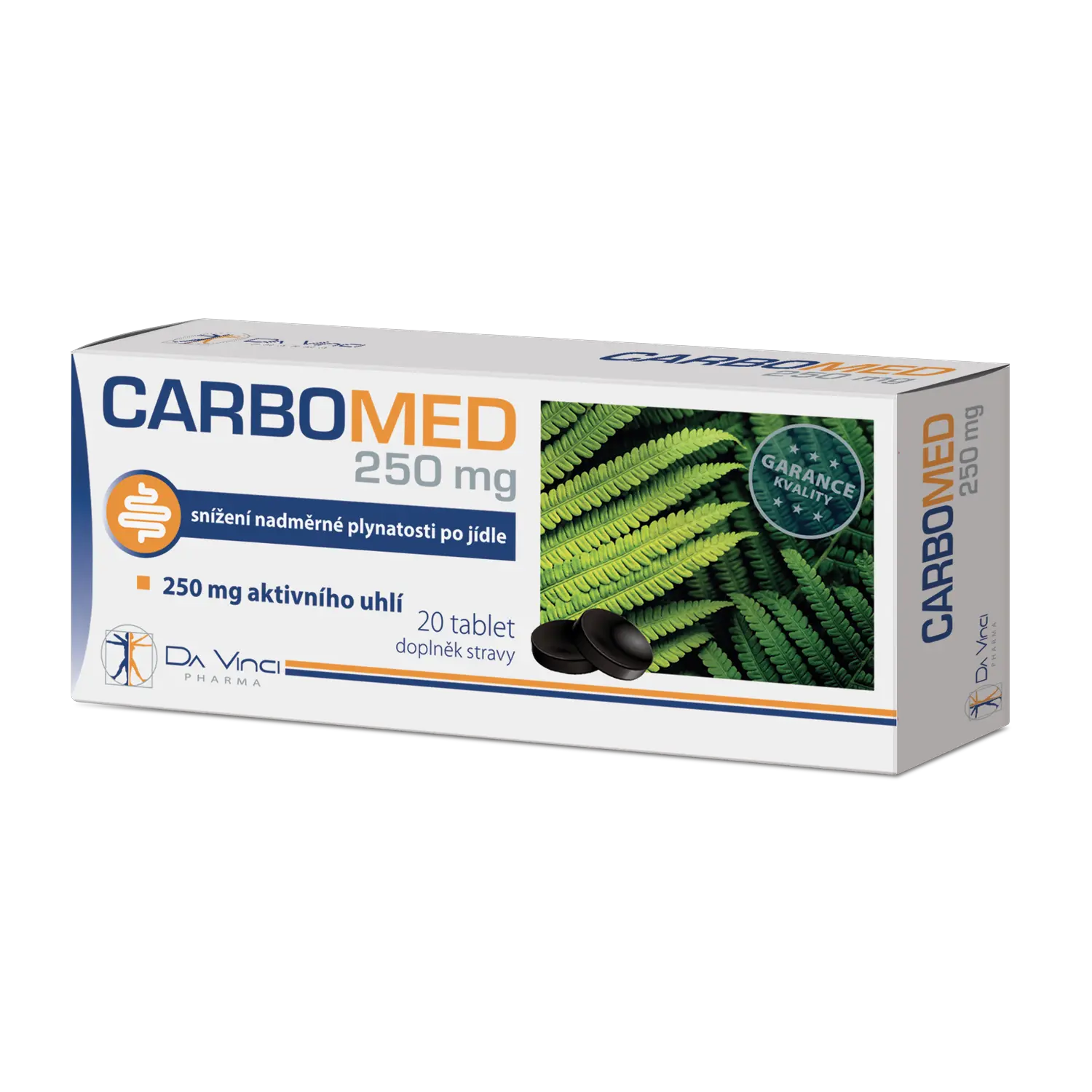Carbomed 250 mg Da Vinci Pharma 20 tablet