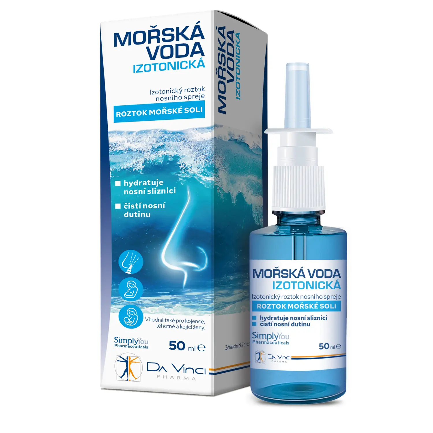 Mořská Izotonická voda Da Vinci Pharma 50 ml