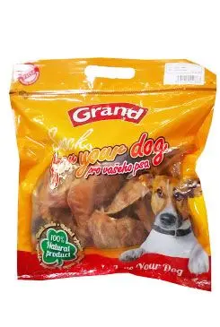 GRAND Dog poch. Suš. Mňamka ucho vepřové 10+2ks + Množstevní sleva