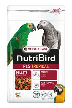 VERSELE LAGA  NutriBird P15 Tropical krmivo pro velký papoušky 1 kg