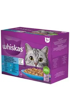 Whiskas kapsa Core rybí výběr v želé 12x85g + Množstevní sleva