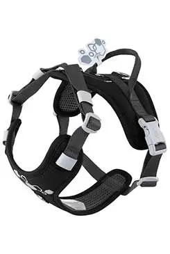 Postroj Hurtta Weekend Warrior II Eco černý 45-60 cm
