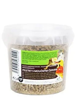 UGF peletky s moučným červem 500ml 350g