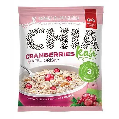 Semix Vícezrnná chia kaše s brusinkami 65 g