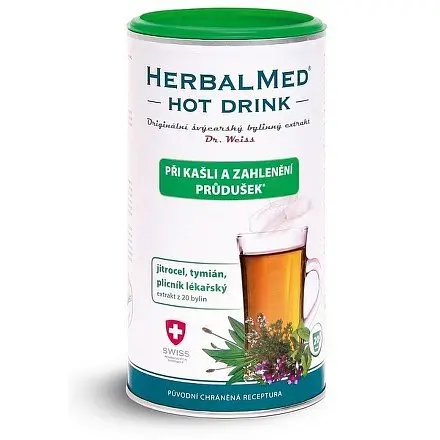 HERBALMED HotDrink Dr.Weiss krk průdušky 180g+vitC