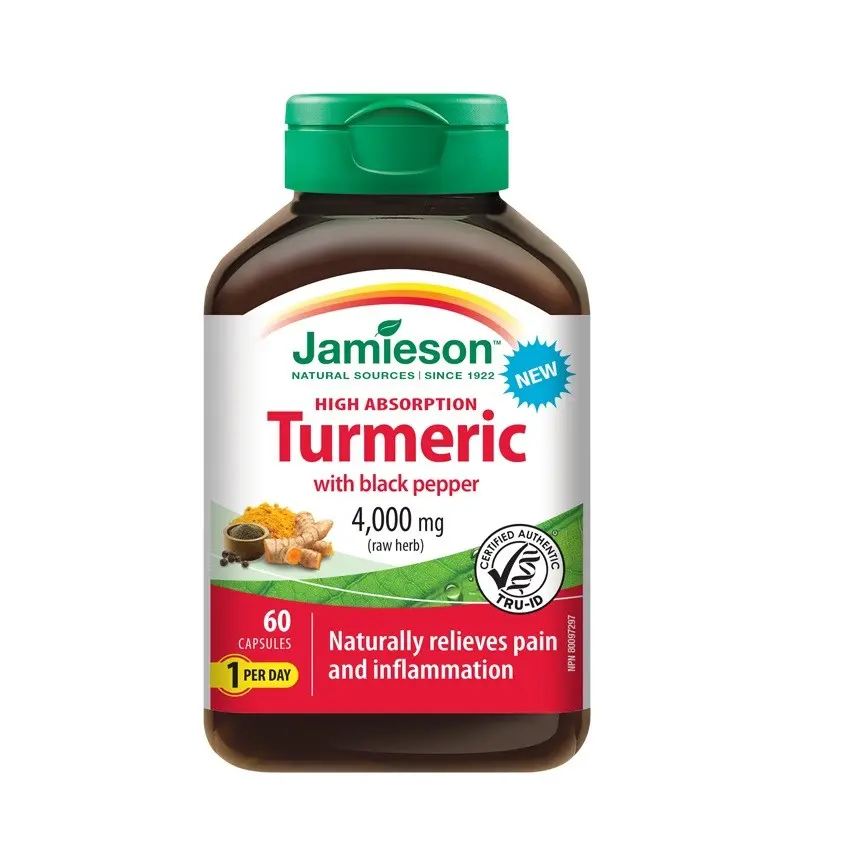 JAMIESON Kurkumin s černým pepřem cps.60