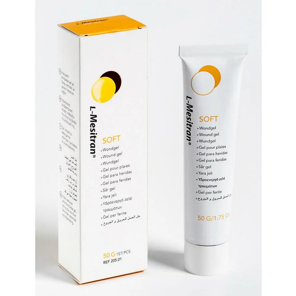L-Mesitran Soft KRYTÍ GELOVÉ HYDROAKTIVNÍ ANTIMIKROBIÁLNÍ GEL PRO HOJENÍ RAN,TUBA 50 G
