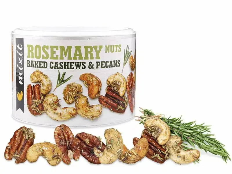 Mixit Oříšky z pece Rozmarýn a citron. tráva 150g