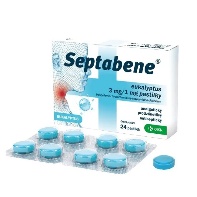 Septabene Eukalyptus 24 pastilek