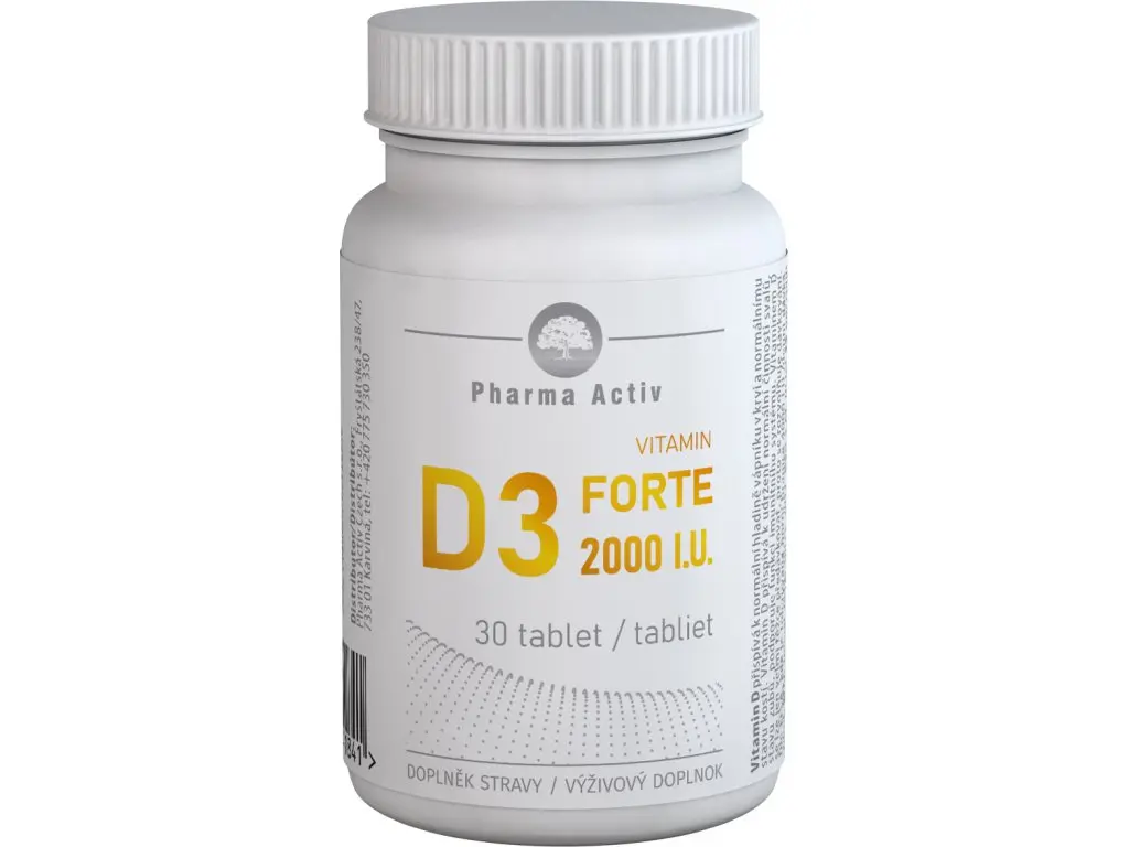 Pharma Activ Vitamin D3 FORTE 2000 I.U. 30 tablet