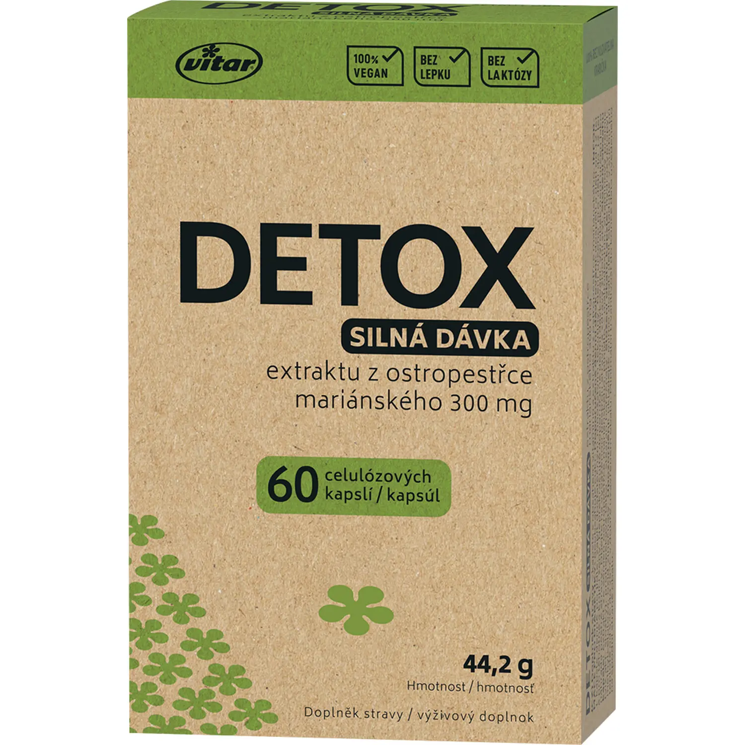 VITAR EKO Detox silná dávka, 60 kapslí