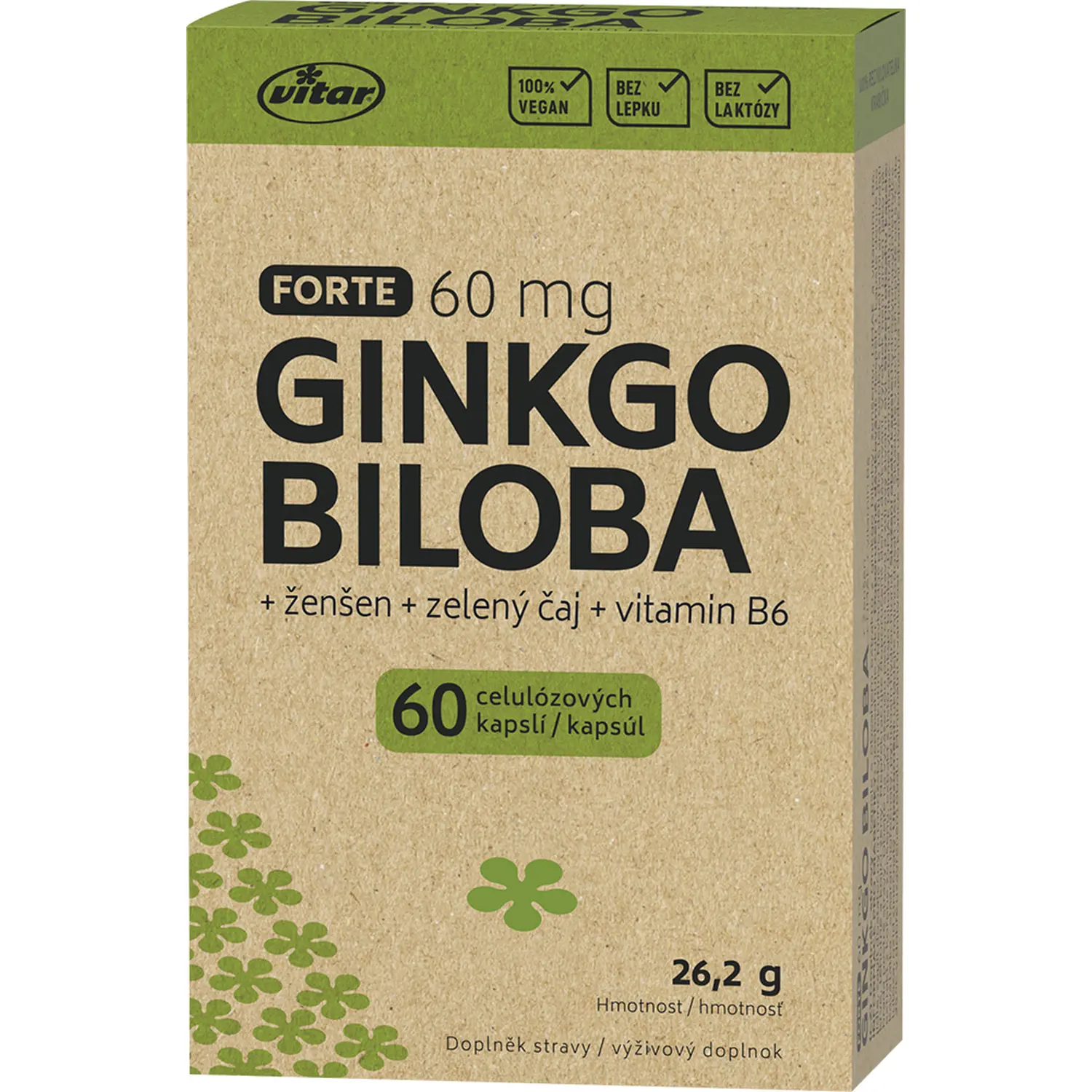 Vitar Ginkgo biloba Forte 60mg cps.60