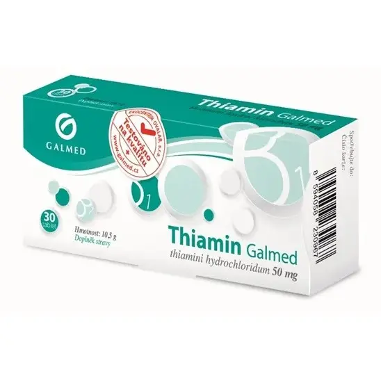 Thiamin tbl.30x50mg Galmed