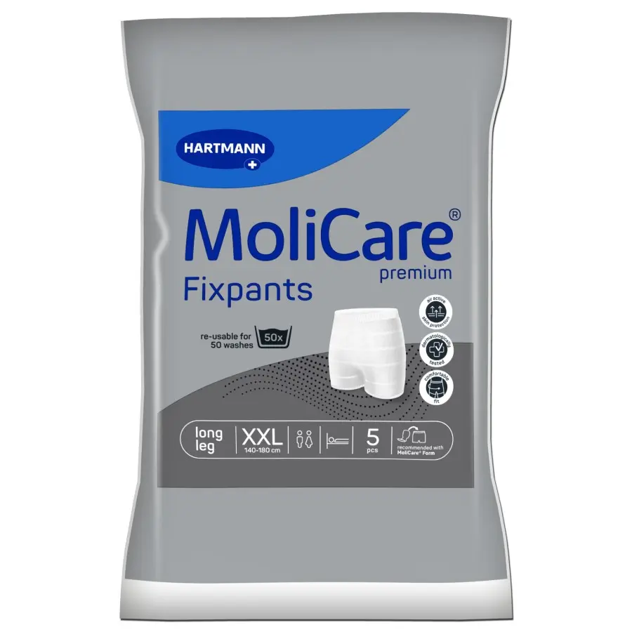 Molicare Premium Fixpants fixační kalhotky  XXL obvod boků 140-180cm 5ks