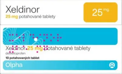Xeldinor 25 mg 10 potahovaných tablet