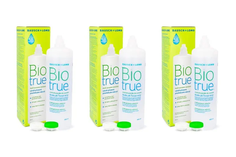 Biotrue Multi-Purpose 3 x 480 ml s pouzdry