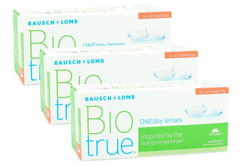 Bausch & Lomb Biotrue ONEday for Astigmatism (90 čoček)