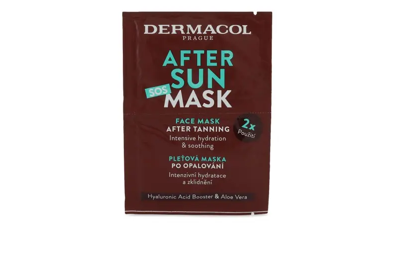 AFTER SUN Pleťová maska po opalování 2x8 ml Dermacol - Oficiální e-shop Dermacol