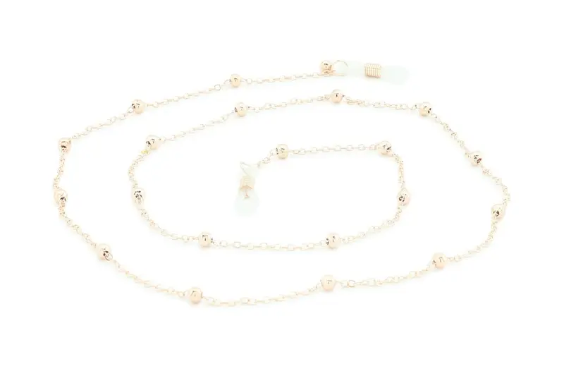 Řetízek na brýle Rose gold