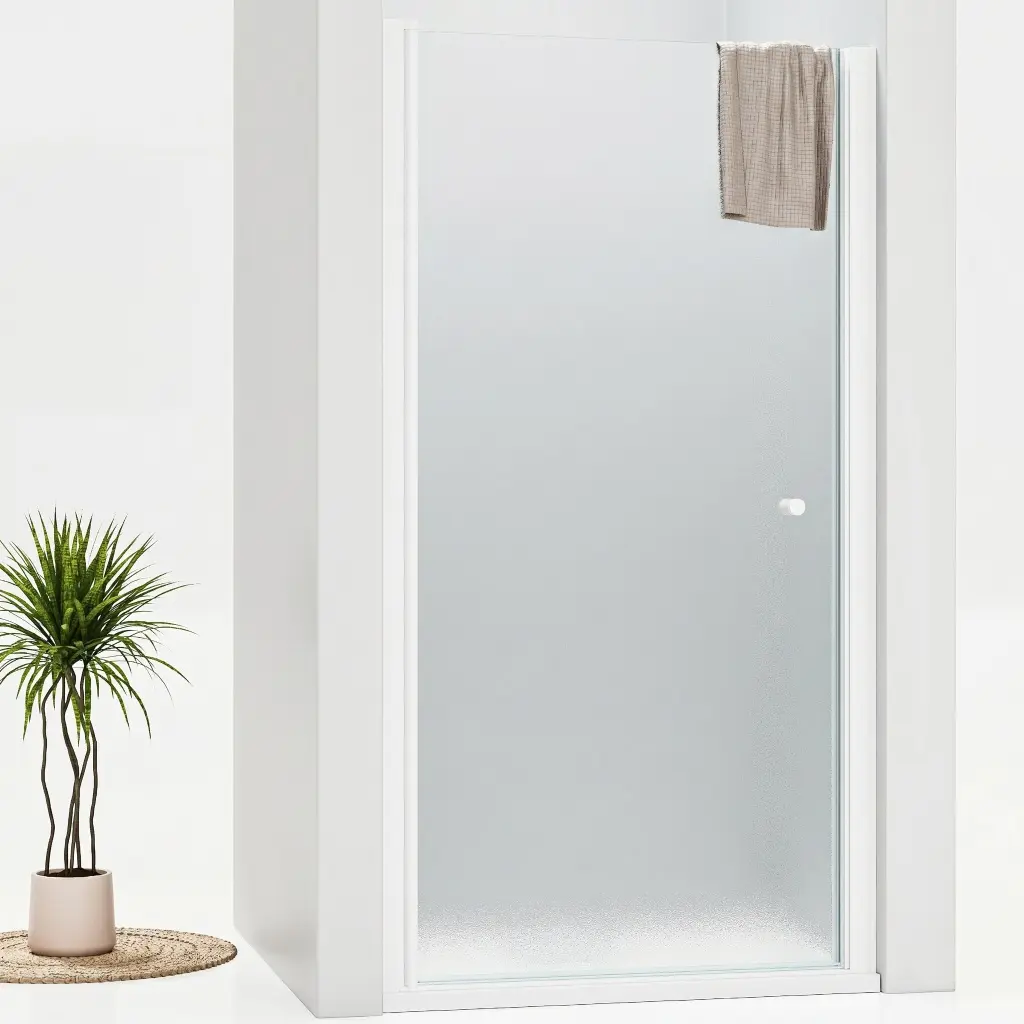 WellMall ALFA White 75 Grape Sprchové dveře do niky jednokřídlé bílé 8595703855443