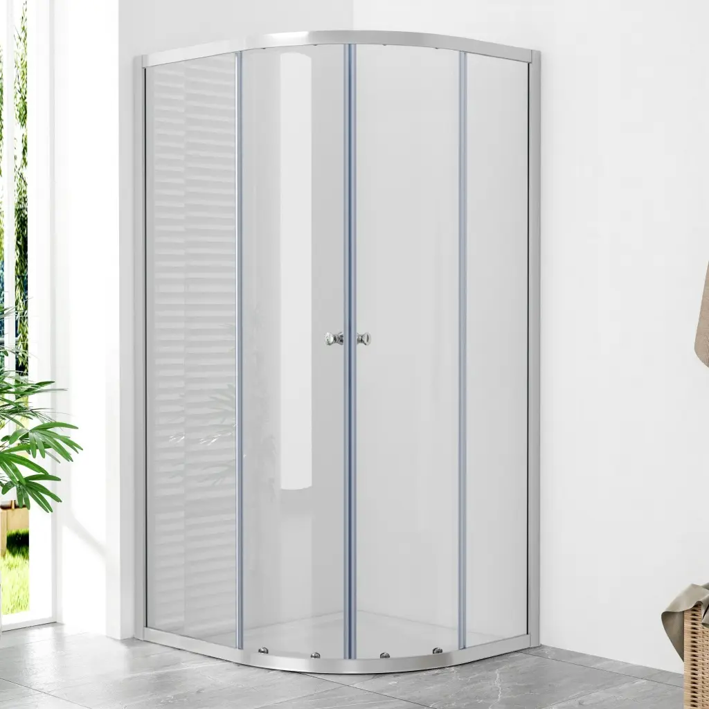 WellMall POINT AS 120x80 Clear Asymetrická sprchová zástěna - II. jakost 8595703854385