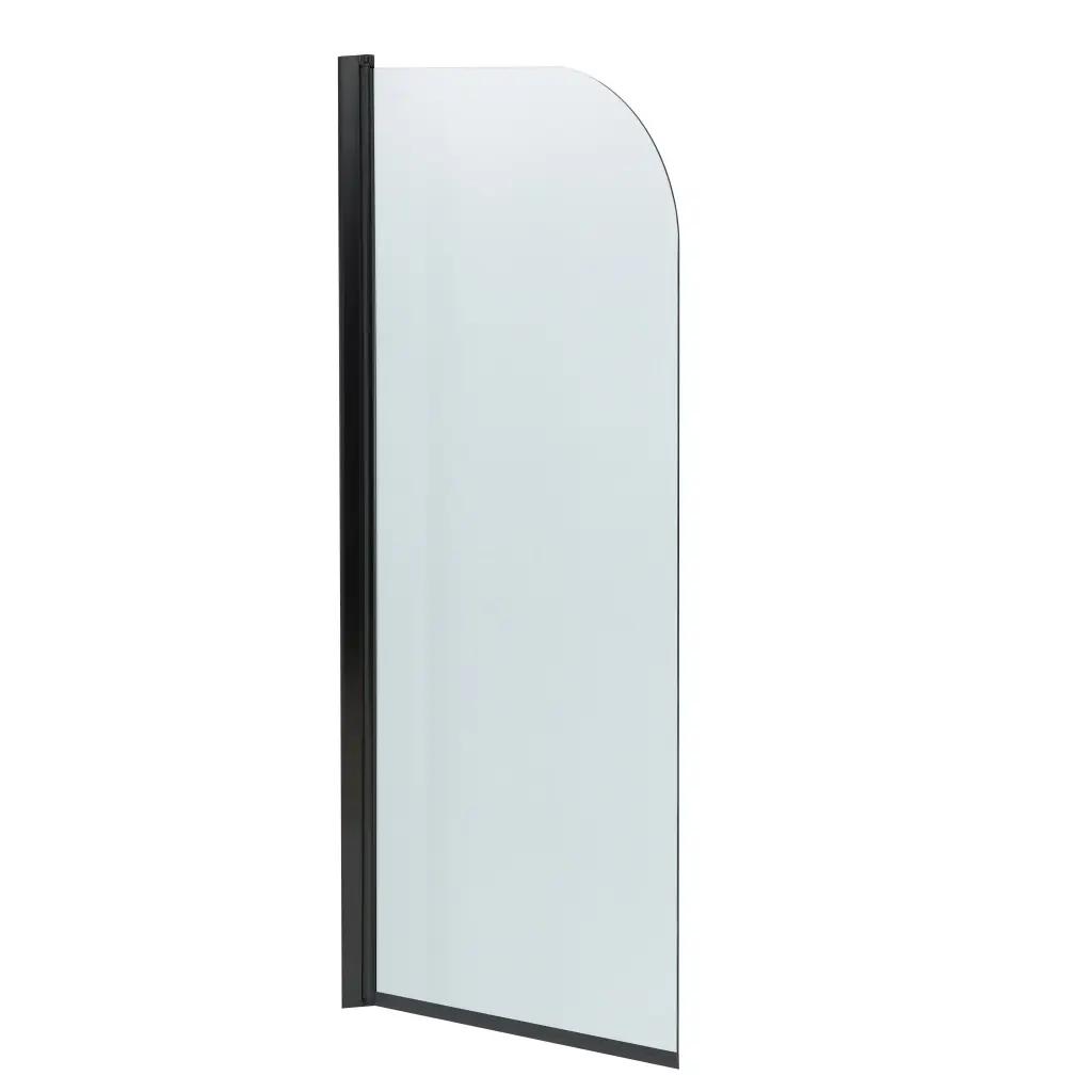 WellMall JET NEW Black 75 x 140 cm Vanová zástěna jednodílná 8595703844805