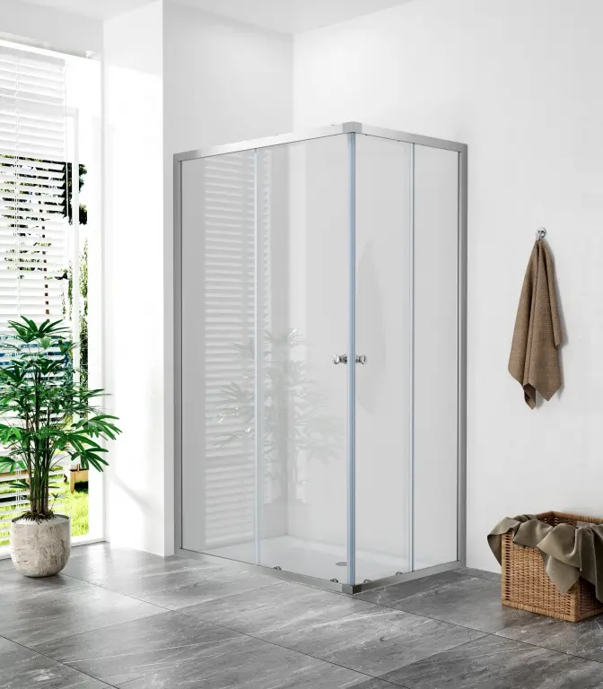 WellMall POINT 100x70 Clear Obdélníková sprchová zástěna 8595703840906