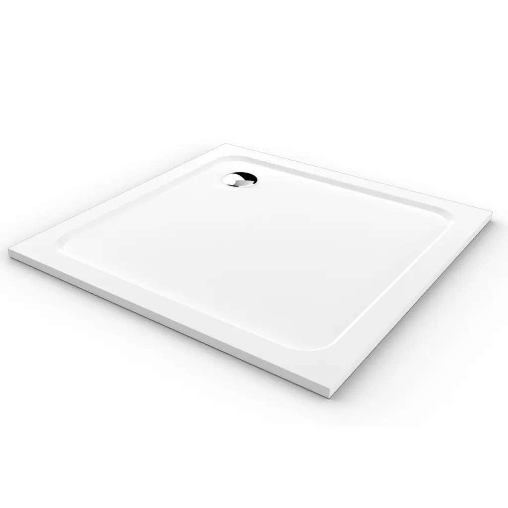 WellMall ROCKY 70x70x3 čtvercová mramorová vanička 8595703804793