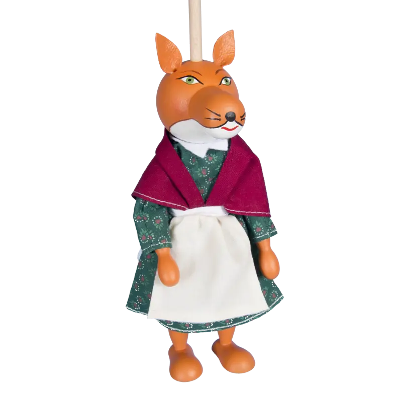 Loutka bez nití - Liška 20 cm
