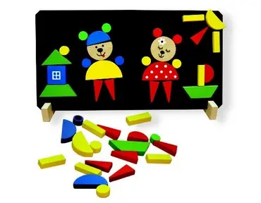 Magnetické puzzle Medvědi v krabici - Detoa
