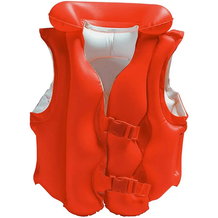 Intex nafukovací vesta plovací DELUXE červená, 3-6 let