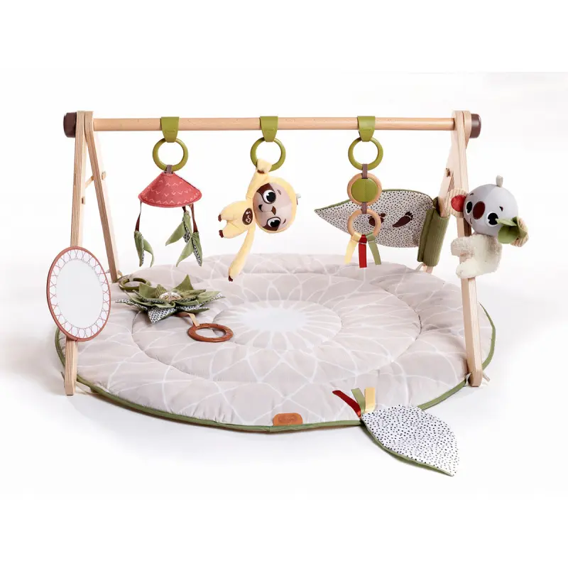Tiny Love Boho Chic hrací deka pro miminko | Aktivní podložka s hračkami a zrcátkem