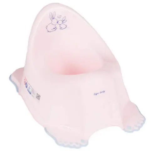 Dětský nočník protiskluzový Bunny růžový