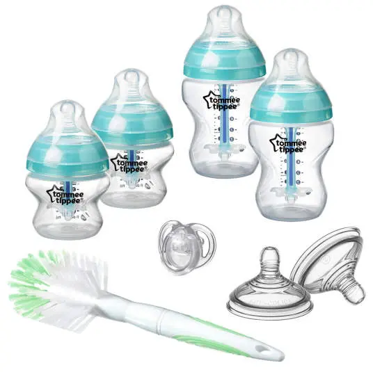 Tommee Tippee Sada kojeneckých lahviček C2N ANTI-COLIC s kartáčem
