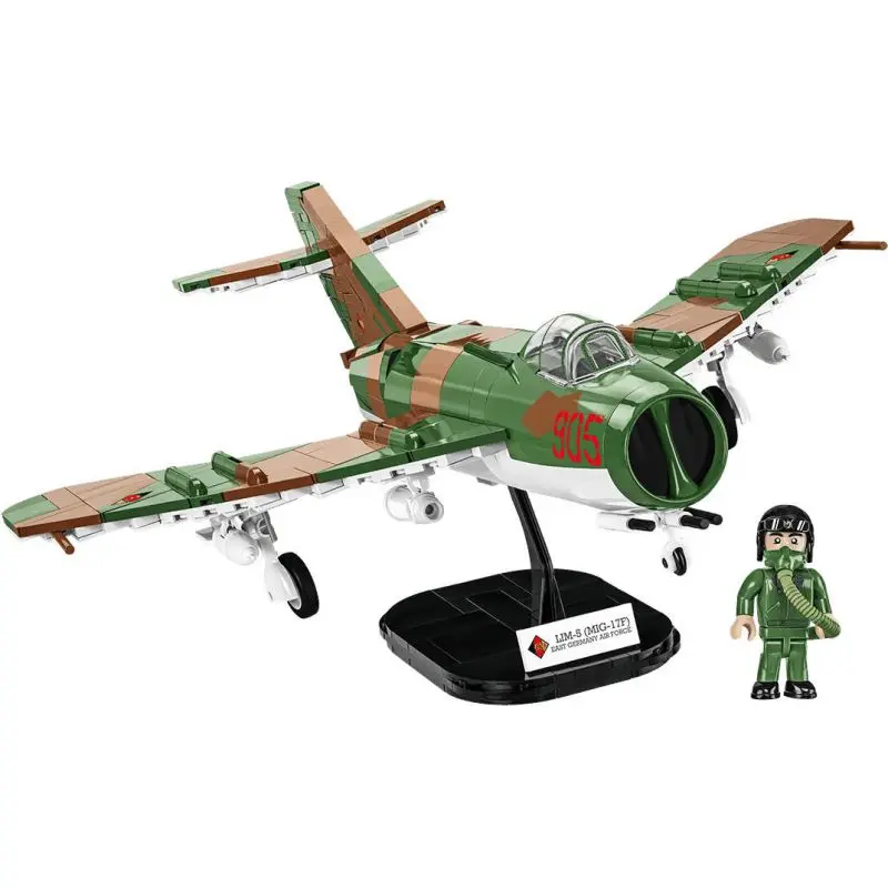 Cobi Cold War MIG-17F (LIM-5) Jižní Německo Air Force, 1:32, 588 k, 1 f