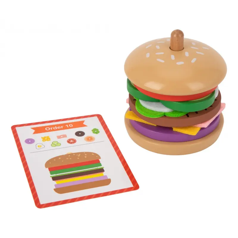 Woopie Burger skládačka 15 ks FSC certifikováno