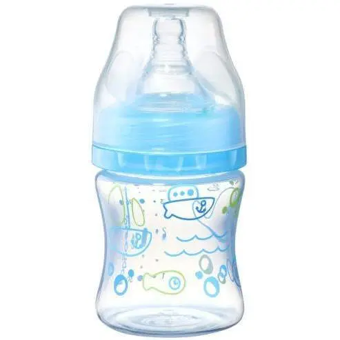 Baby ONO Kojenecká lahev 120 ml modrá
