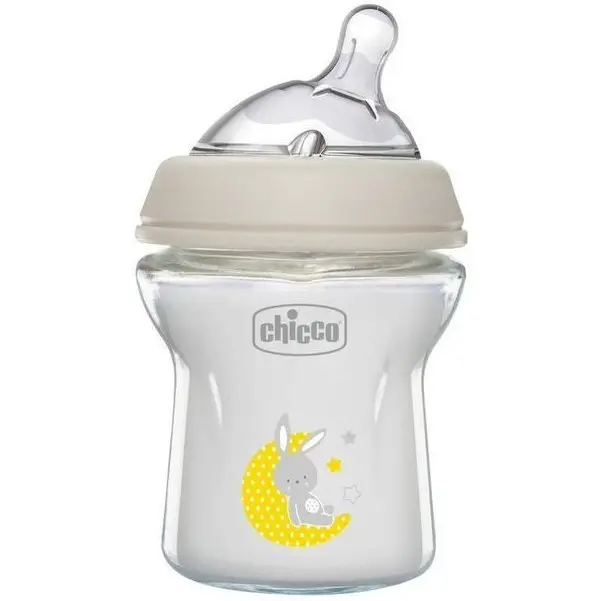 Chicco Skleněná antikoliková kojenecká lahev 150 ml 0+
