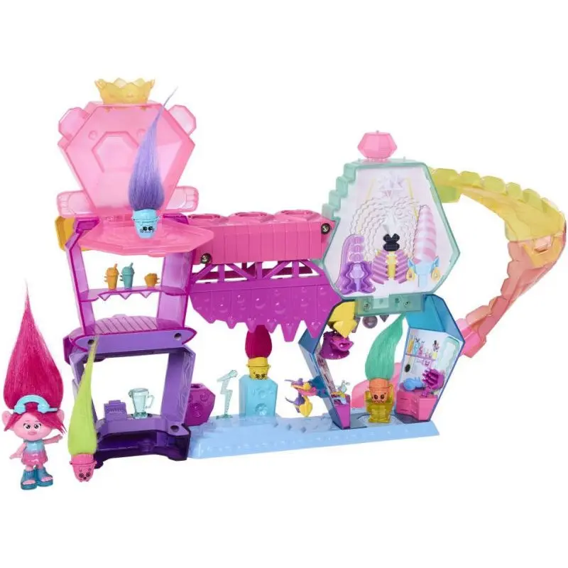 Mattel Trolls křišťálový klubík a malá panenka poppy herní set